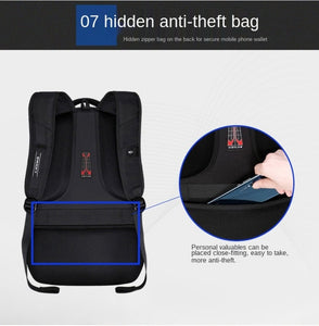 Stor anti tyveri Business Laptop Backpack med USB landings port - tekshop.no