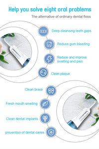 Teeth Cleaner Munndusj og tooth power floss tannrengjørings sett tekshop.no