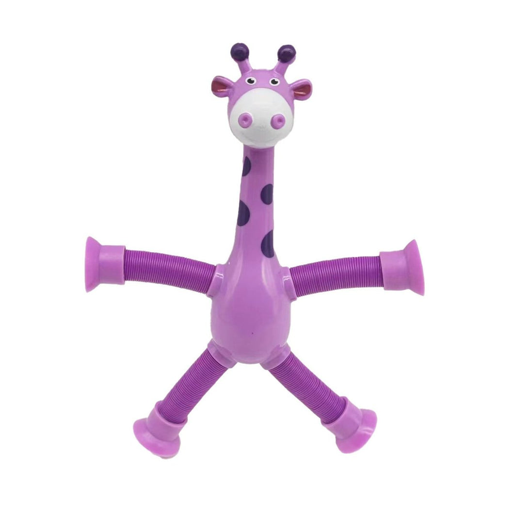 Teleskopisk sugekopp giraff leketøy - tekshop.no