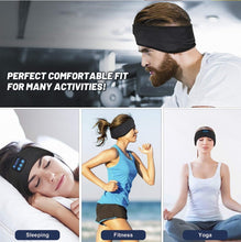 Load image into Gallery viewer, Trådløst Bluetooth-hodebånd og sove hodetelefoner Bluetooth-pannebånd Headband - tekshop.no