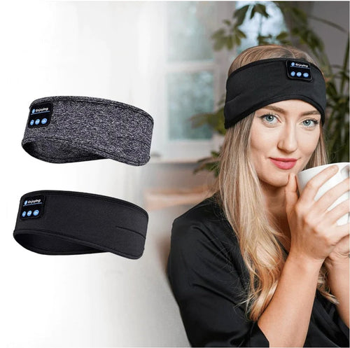 Trådløst Bluetooth-hodebånd og sove hodetelefoner Bluetooth-pannebånd - tekshop.no