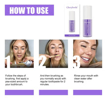 Load image into Gallery viewer, Glory Smile V34 Colour Corrector 30ml Purple Post-Whitening Toothpaste tekshop.no