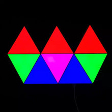 Load image into Gallery viewer, Veggbelysning – Trekantformet Farge LED med SMD, APP, og IR tekshop.no